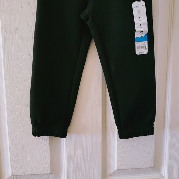 BNWT Black FLEECE PANTS w/POCKETS Sz 2T (drawstring & lightweight!) - Picture 5 of 7